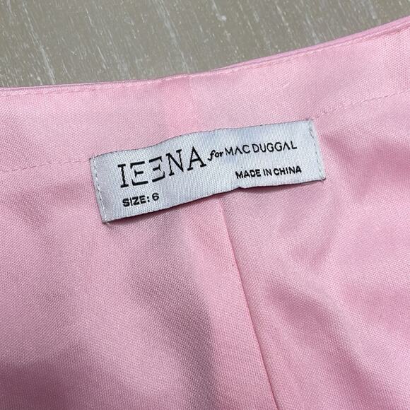 NWT Ieena for Max Duggal pink mini dress - Picture 6 of 12
